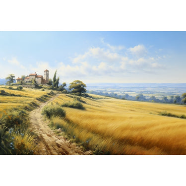 Peinture Paysage En Campagne